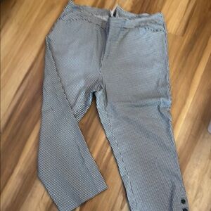 Black and White Checkered Pants